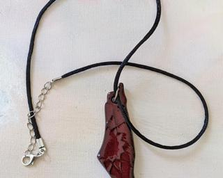 Show your support for Palestine with this handmade necklace.