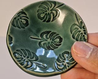 A sweet little dish for your dresser.