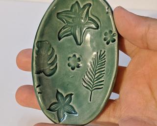 A sweet little dish for your dresser.