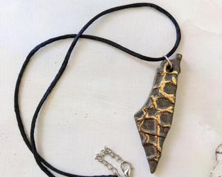 Show your support for Palestine with this handmade necklace.