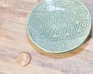 A sweet little dish for your dresser.