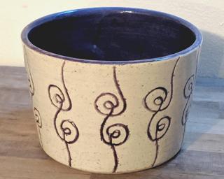 A bold and unique planter for your table.