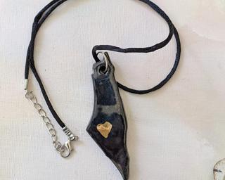 Show your support for Palestine with this handmade necklace.