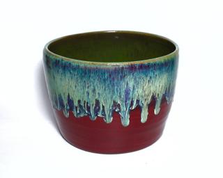 A bright and colorful planter for your home.