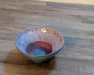 One of my first pieces listed in my new (and hopefully expanding) line of miniature ceramics.